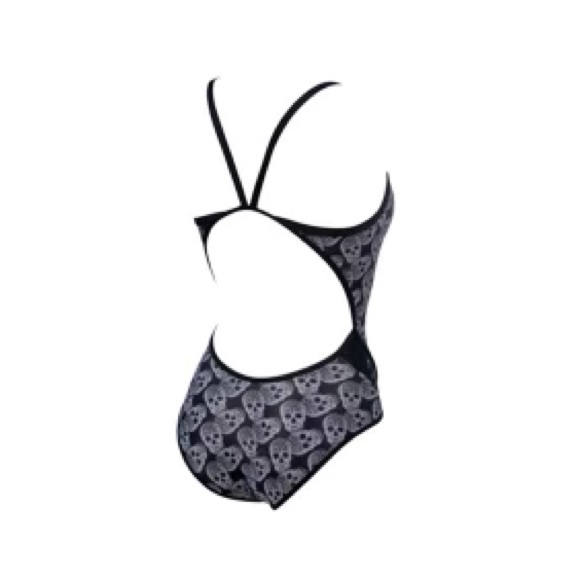 ARENA LIMITED EDITION!  CRAZY POP SKULLS SUPERFLY BACK ONE PIECE - Picture 3 of 16